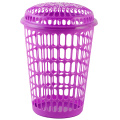 Plastic laundry-shopping-fruit-handle basket mould