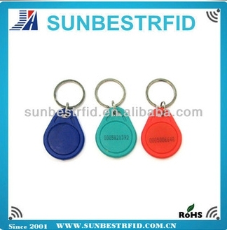 RFID IC Key fob Token rfid Tags 13.56MHz for Access Control system