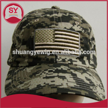 custom blue camo baseball cap/camo caps/camo skull cap