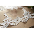 Polyester 3D Flower Sewing Lace Stickerei