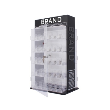 APEX Cabinete de exibição de acrílico personalizado com portas duplas