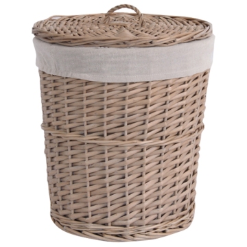 Wicker Weave Storage Basket with Lid