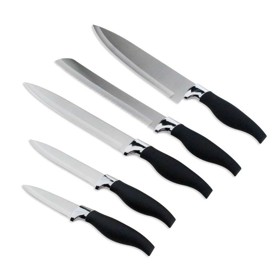 5 Pieces Stainless Steel Kitchen Chef Knife Set