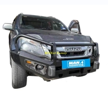 Classic Dmax Bull Bar Steel Front Bumper for Isuzu D-Max 2nd Gen 12-16
