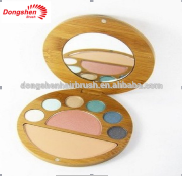 cosmetic compact/bamboo powder compact/eyeshadow compact