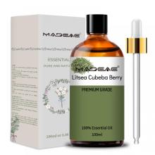 Planta de grado terapéutico Litsea Cubeba Berry Oil esencial para el sabor a los alimentos