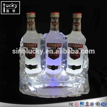 Resin Illuminated Beverage Bottle Display