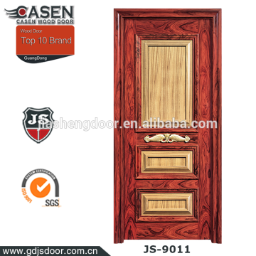 2016 environmental factory direct sale Chinese 100% solid bolection carving wooden door