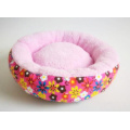 Warm cat's nest with canvas round breathable kennel