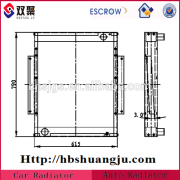 New Truck Radiator For Dongfeng