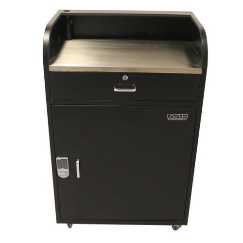 Multifunction Metal Reception Podium with Key Storage