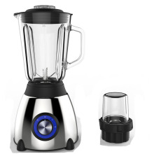 colorful multifunction juicer with light glass jar
