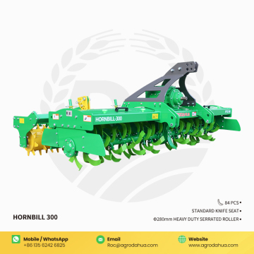 Large Rotary Tiller – Fits 120-180HP Tractors