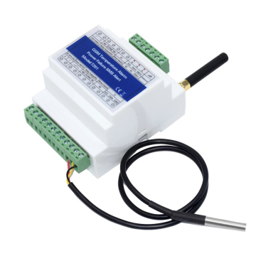 GSM Relay Controller with Temperature Alarm T201: Free Call Included