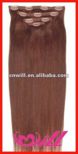 Color#99J Clip In Hair Extension Full Head Clip In Hair Extension With Snap Clips 30 inch human hair extensions clip in