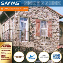 high performance oak wood window white color