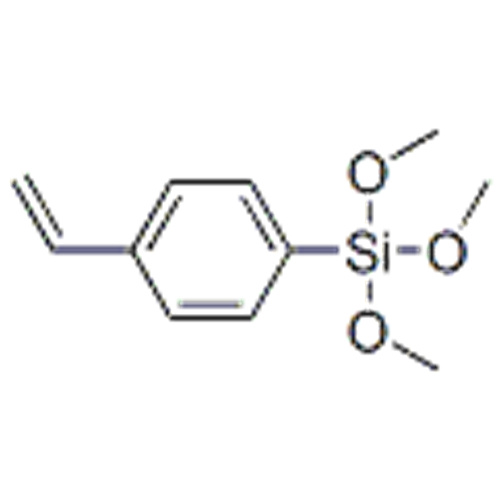 名称：ベンゼン、1-エテニル-4-（トリメトキシシリル） -  CAS 18001-13-3