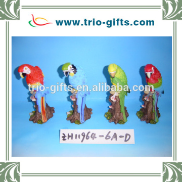 wholesale resin parrot macaw ornament