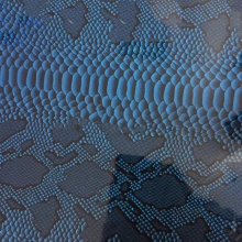 Shiny Faux real leather finished for package