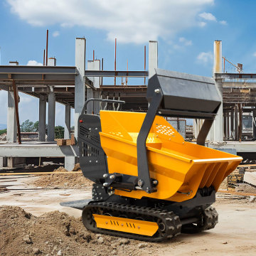 Mini Dump Truck with Hydraulic Lift - 1200lb Capacity Mini Track Dump Truck