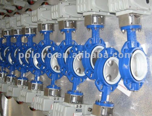 Electric types of butterfly valve