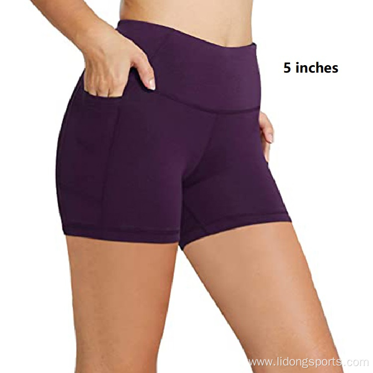 high waist yoga gym short pant fashion wear