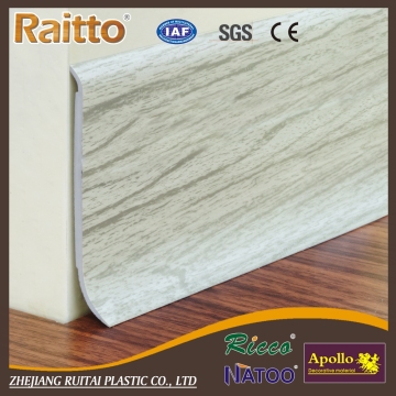 flat skirting board pvc plinth