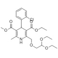 3-Этил-5-метил-4- (2-хлорфенил) -2- (2,2-диэтоксиэтоксиметил) -6-метил-1,4-дигидропиридин-3,5-дикарбоксилат CAS 103094-30-0