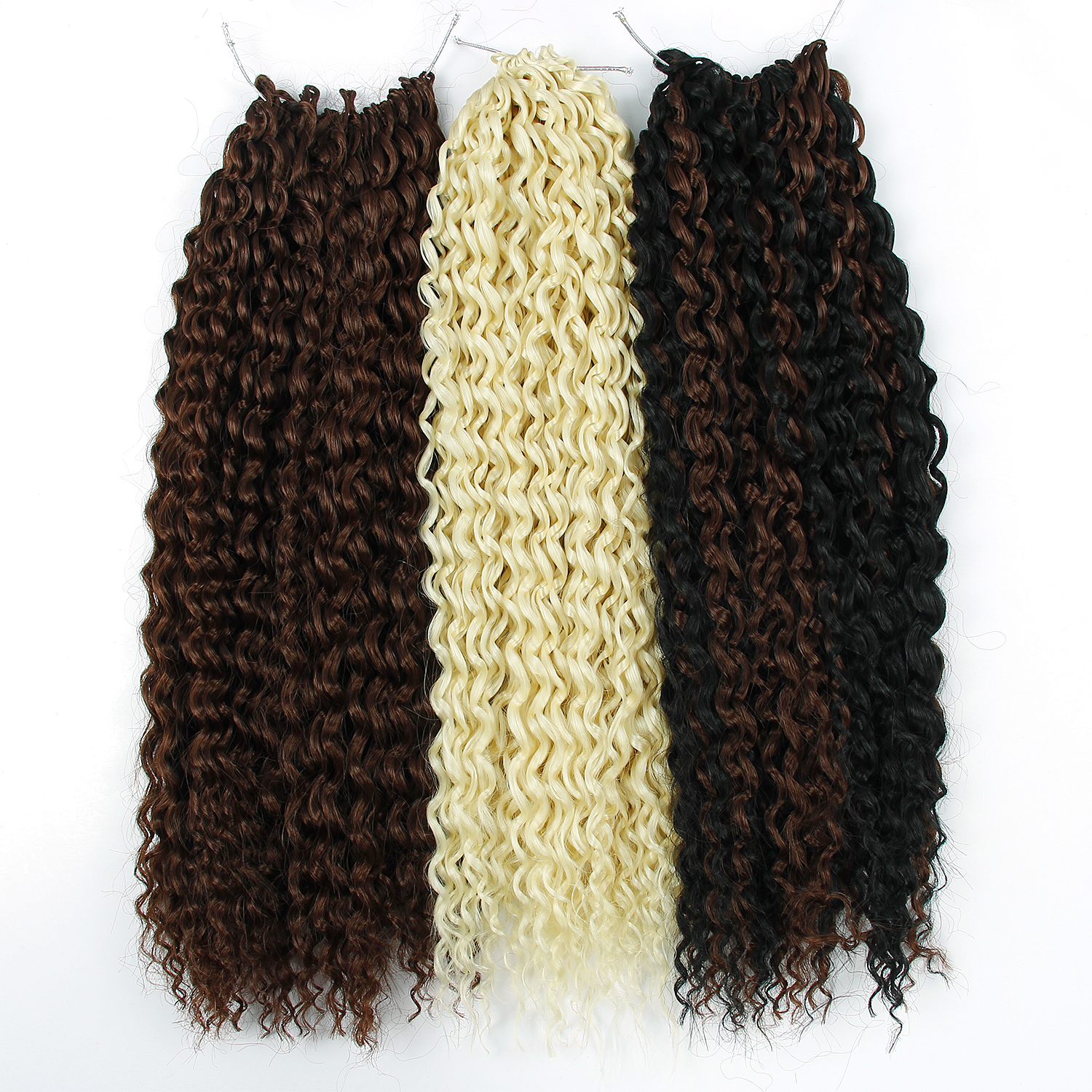 Russia Blonde #613 zizi braid hair micro wave hair extension synthetic 3pcs micro knot zizi twist crochet braid hair