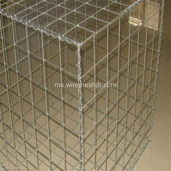 Galvanized Welding Stone Cage Net untuk Wall Landscape