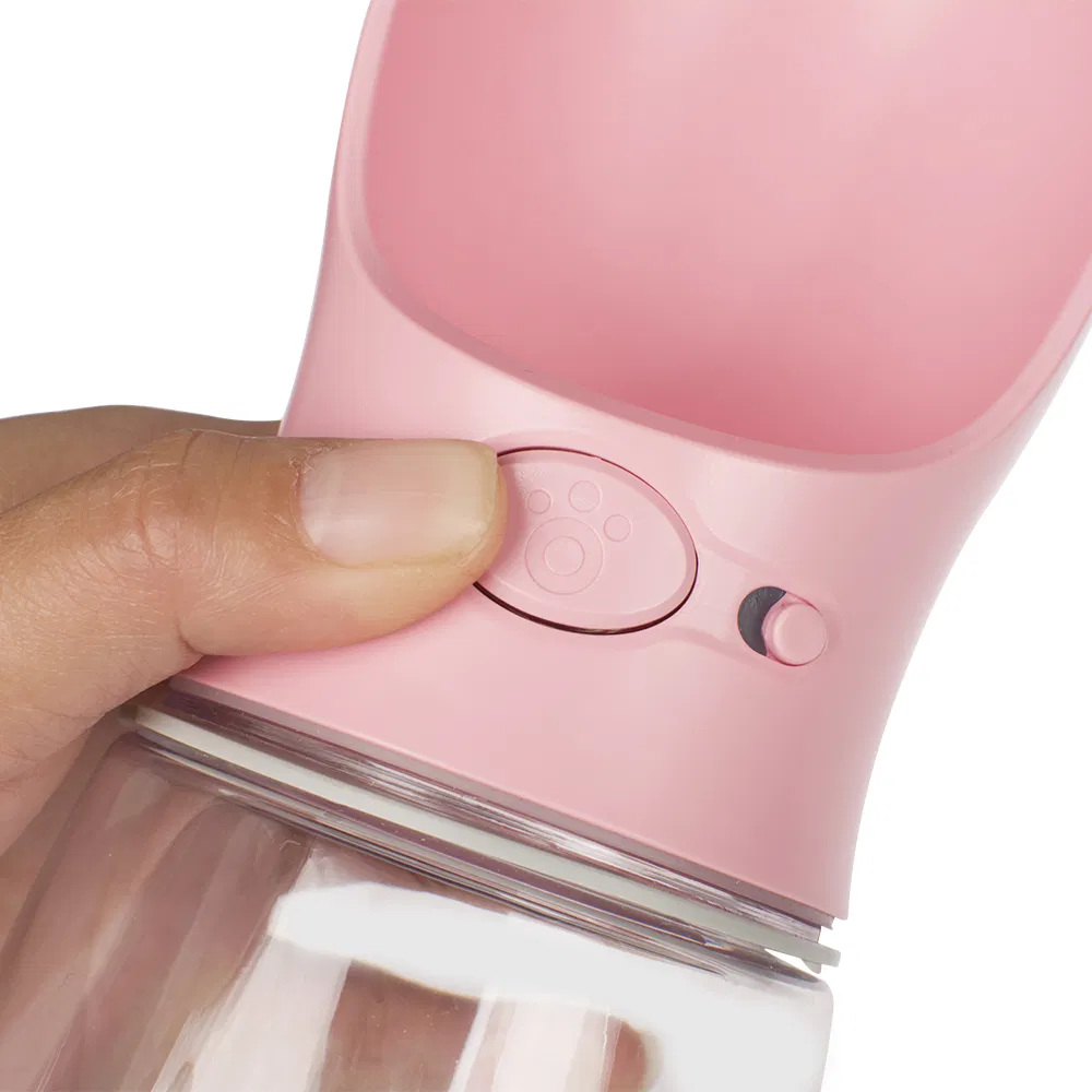 Rena Pet Factory Price Dog Fashion Travel Water Bottle Leak Proof Portable Dispenser with Feeder for Outdoor