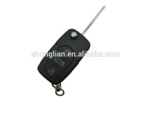 High quality car key for Audi car 3+1buttons remote key shell 2032 battery car key blank