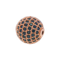 12 mm CZ Rhinestone Brass Balls Rhinestone Zirkoon Crystal Round Ball Diy sieraden kralen