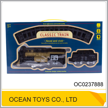 Wholesale battery operated plastic smoke train toy sets OC0237888