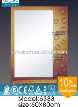 bath mirror with shelf