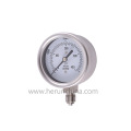 all-purpose black steel case pressure gauge