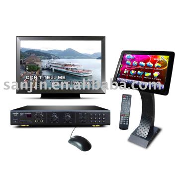 Karaoke systems support touch screen
