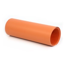 Biodegradable high impact PS flocking film for thermoforming