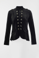 Blazer en molleton uni pour femme