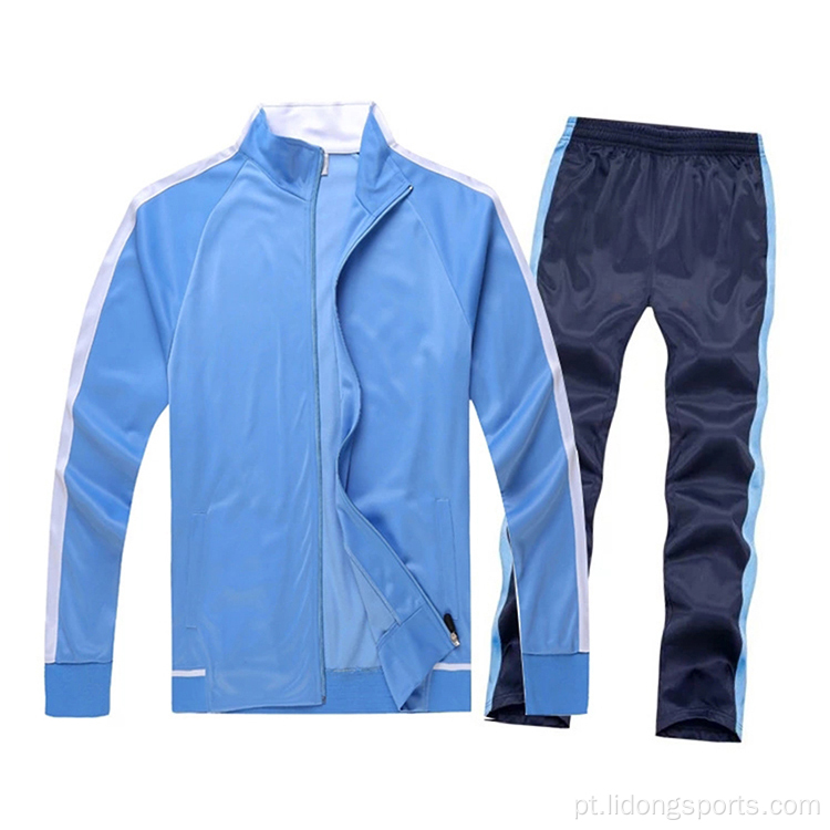 Plain Women Track Suit Men Polyester Tracksuit por atacado