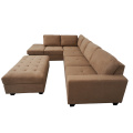 Modular Sectional Sofa with Ottoman