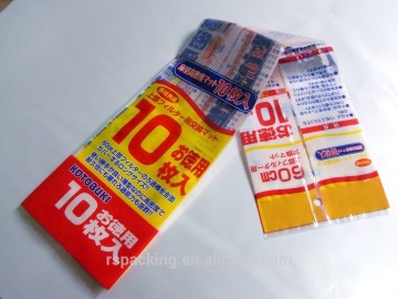 hot sale laminated plastic cellophane gusseted bag