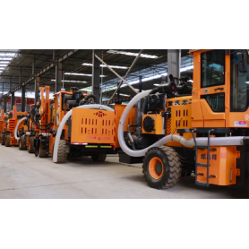 Honggong Highway Guardrail Piling machine