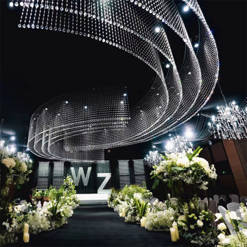Iron Wedding Ceiling Frame for Big Celebration Events Stage Decoration