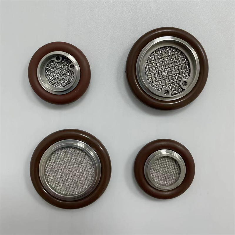 KF-50 Örgü Ekran Merkezleme Halkası, ISO-KF Flanş Boyutu Vakum Bağlantıları (7) KF-50 Mesh Screen Centering Ring, ISO-KF Flange Size Vacuum Fittings (7)