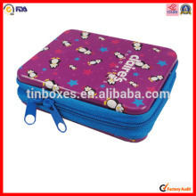cosmetic blank tin box with zip