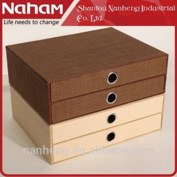 NAHAM stackable office stacking storage drawers boxes