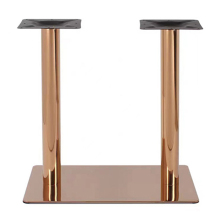 Rose Gold Stainless Steel Dining Round Bar Table Bases