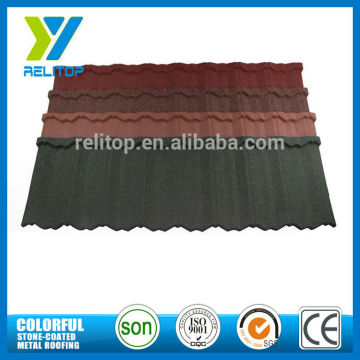 China wonderful stone coated lightweight metal roofing tiles