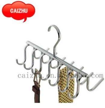 Chrome Metal Belt and Tie Rack